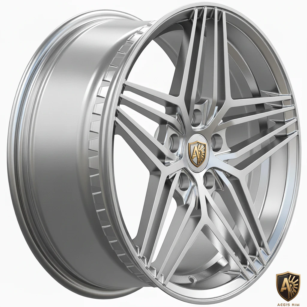 Aegis Forge Prodesign Aurora 018 Gloss Silver 45 Degree Tilt