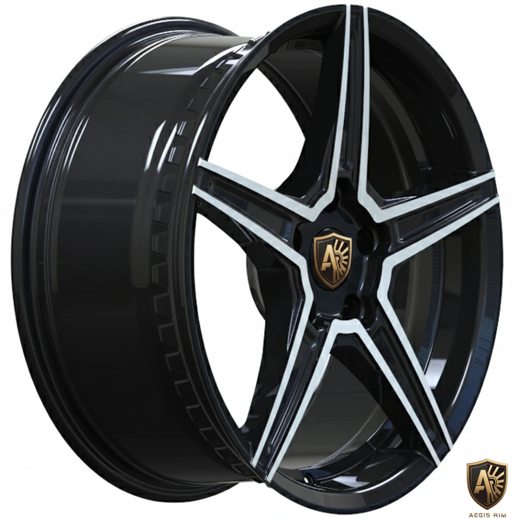 Aegis Forge Prodesign Aurora 028 Gloss Black Glossy 45 Degree Tilt