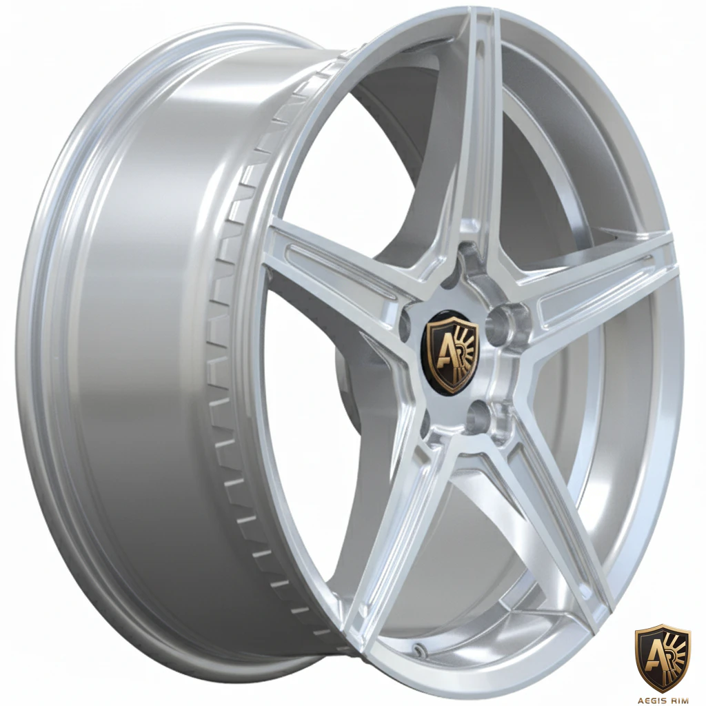 Aegis Forge Prodesign Aurora 028 Gloss Silver 45 Degree Tilt