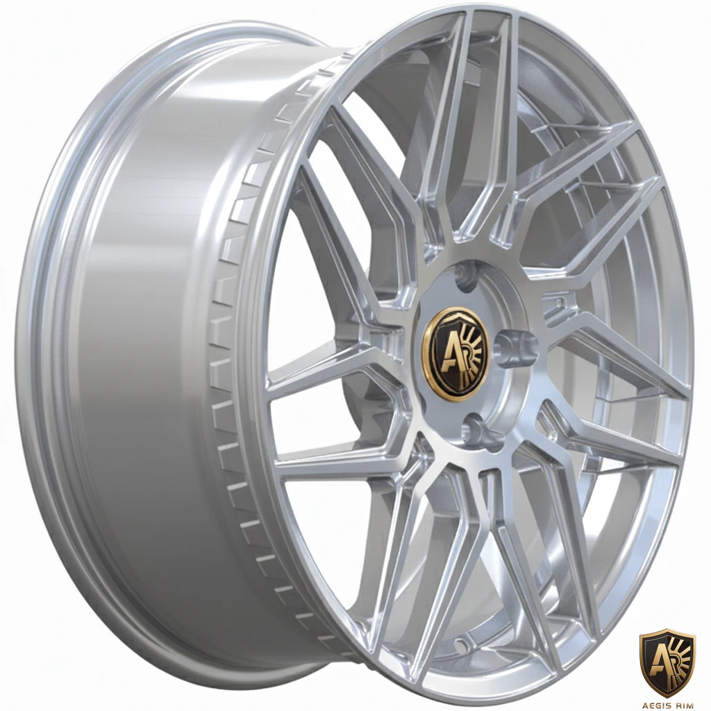 Aegis Forge Prodesign Aurora 029 Gloss Silver 45 Degree Tilt