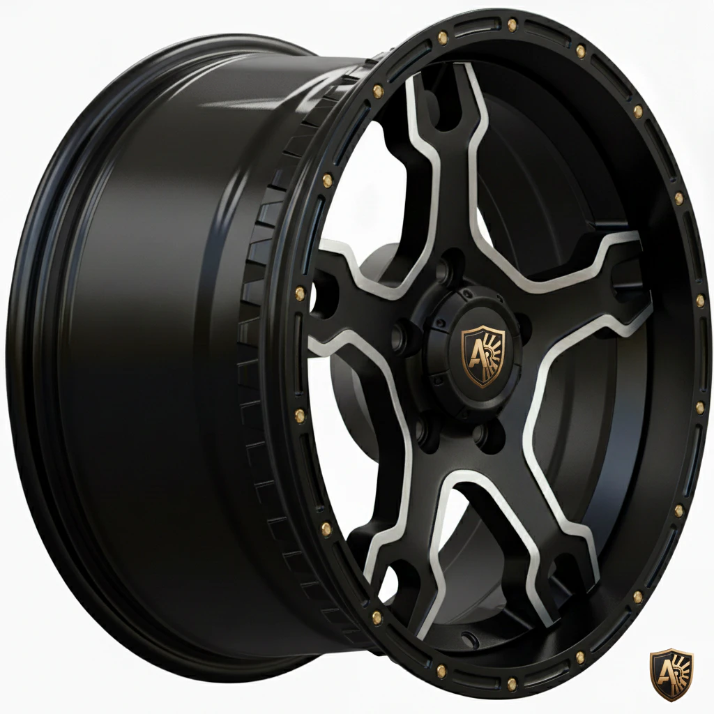 Aegis-Forge-Prodesign-Bedrock-001-Gloss-Black-glossy-45-Degree-Tilt