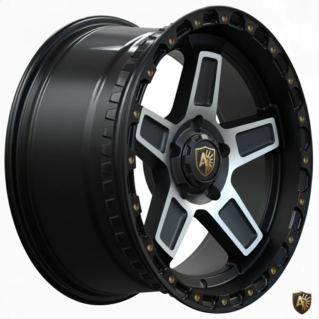 Aegis-Forge-Prodesign-Bedrock-010-Gloss-Black-glossy-45-Degree-Tilt