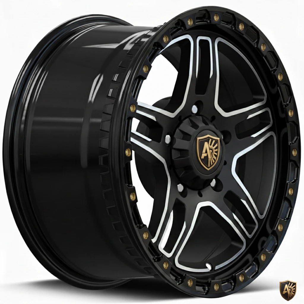 Aegis-Forge-Prodesign-Bedrock-011-Gloss-Black-glossy-45-Degree-Tilt