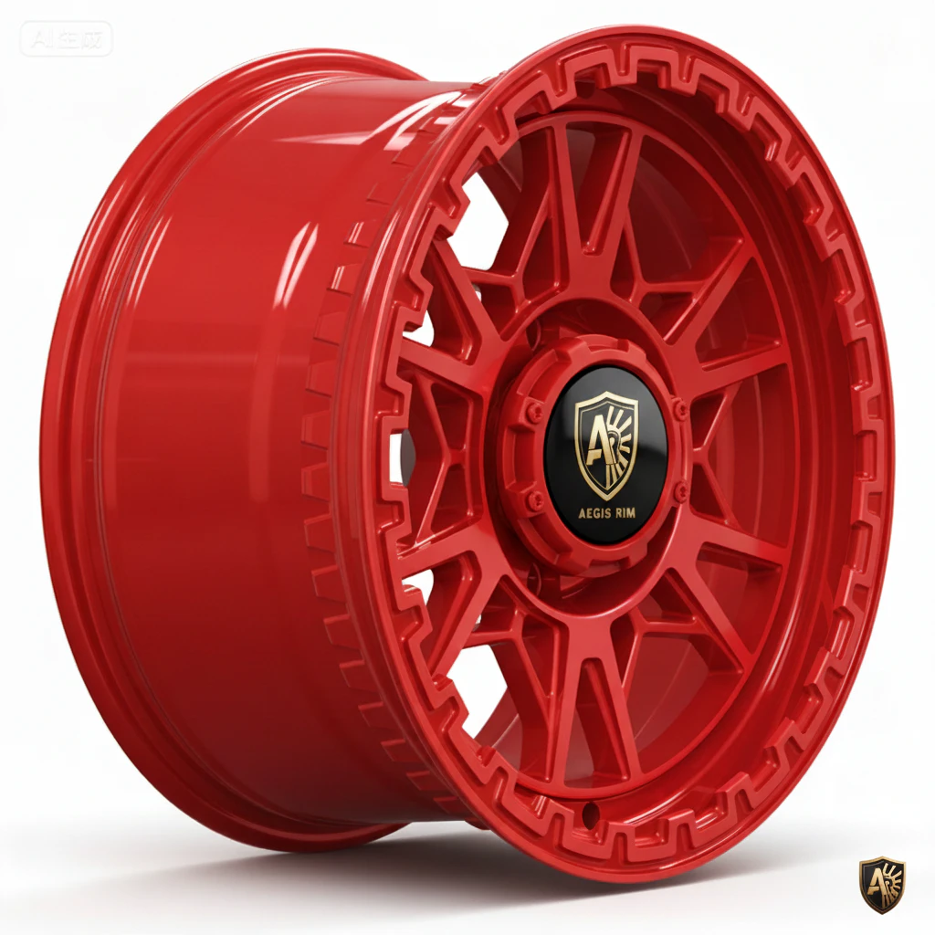 Aegis-Forge-Prodesign-Conquest-008-Gloss-red-45-Degree-Tilt