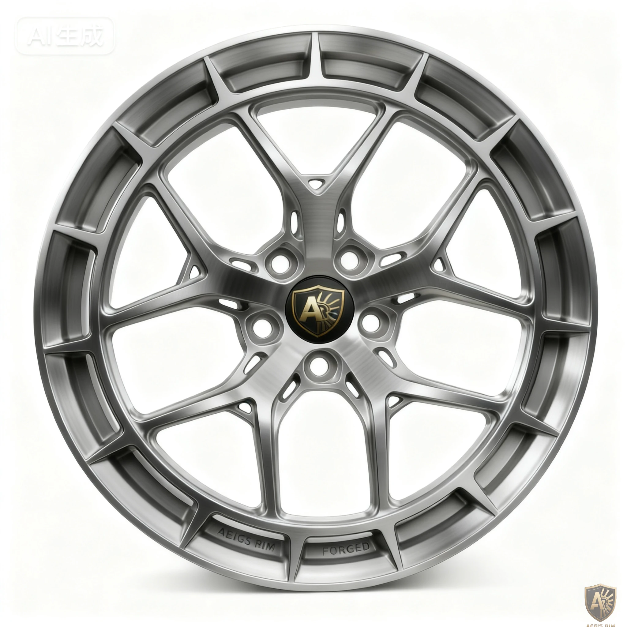 Aegis Forge Prodesign Geometric 001 Gloss Grey Front