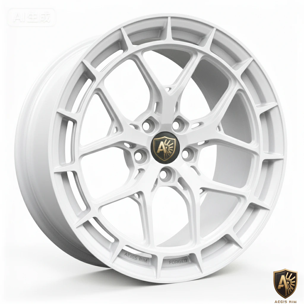 Aegis Forge Prodesign Geometric 001 Gloss White Front