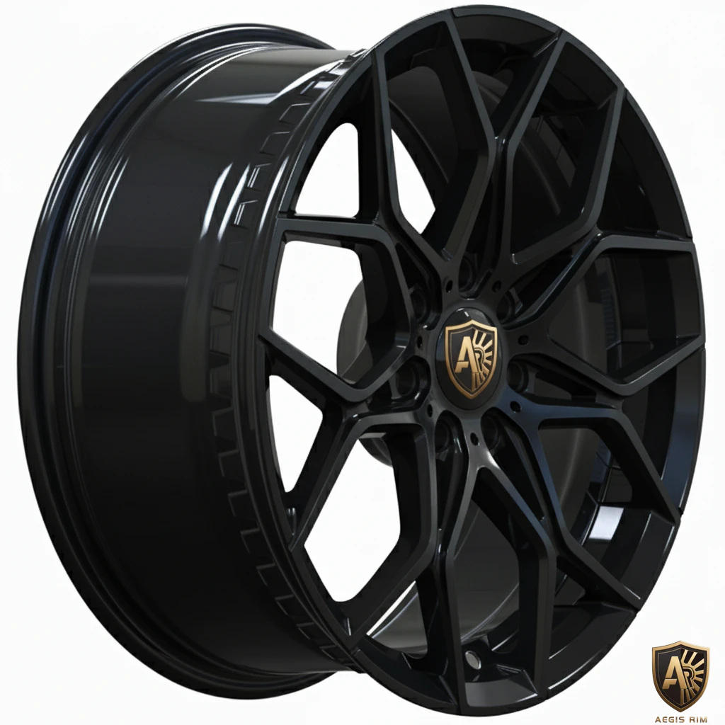 Aegis Forge Prodesign Geometric 005 Gloss Black 45 Degree Tilt