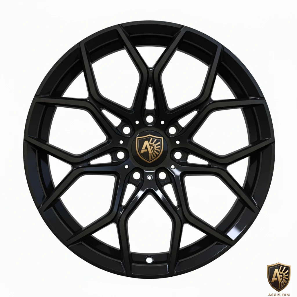 Aegis Forge Prodesign Geometric 005 Gloss Black Front 2