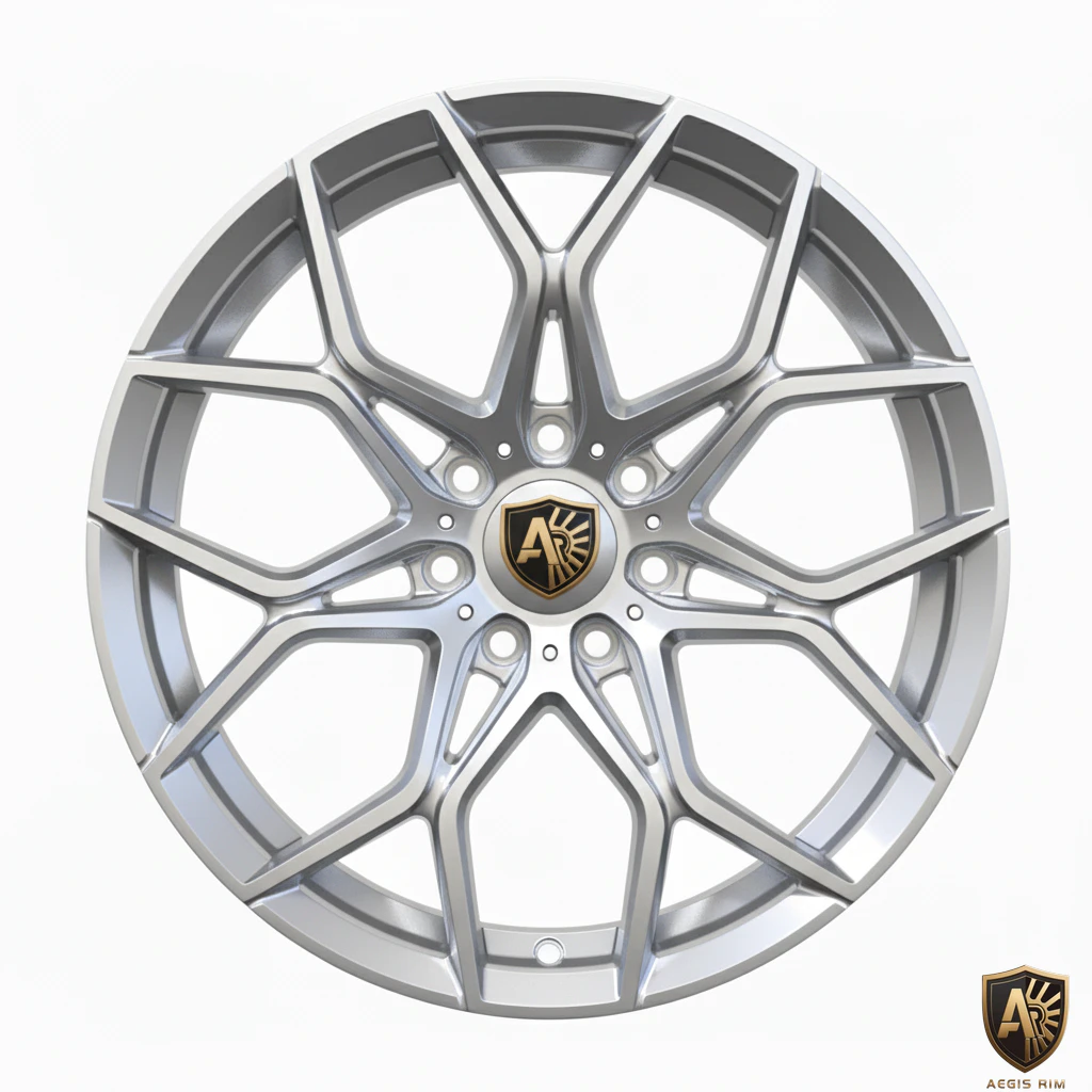 Aegis Forge Prodesign Geometric 005 Gloss Silver Front