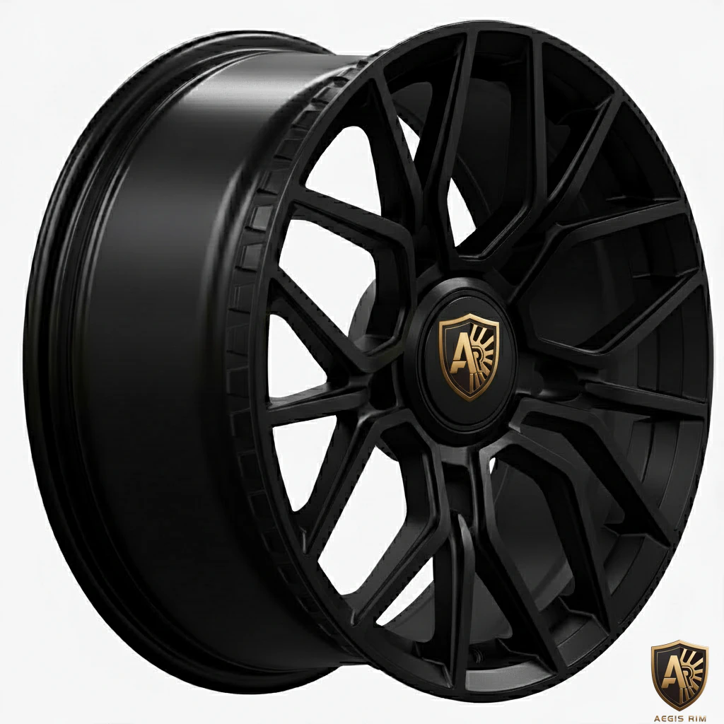Aegis Forge Prodesign Geometric 006 Gloss Black 45 Degree Tilt 2