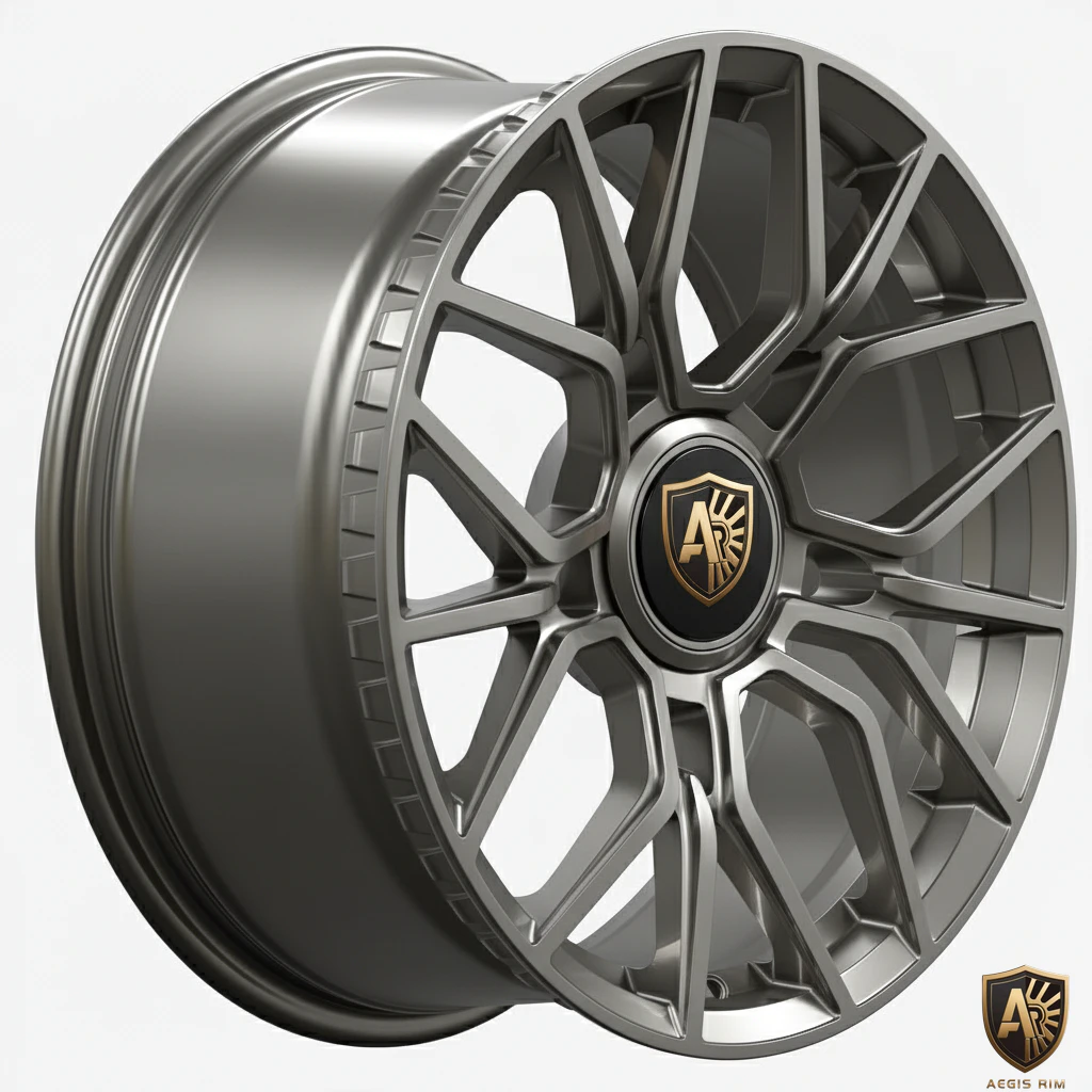 Aegis Forge Prodesign Geometric 006 Gloss Grey 45 Degree Tilt