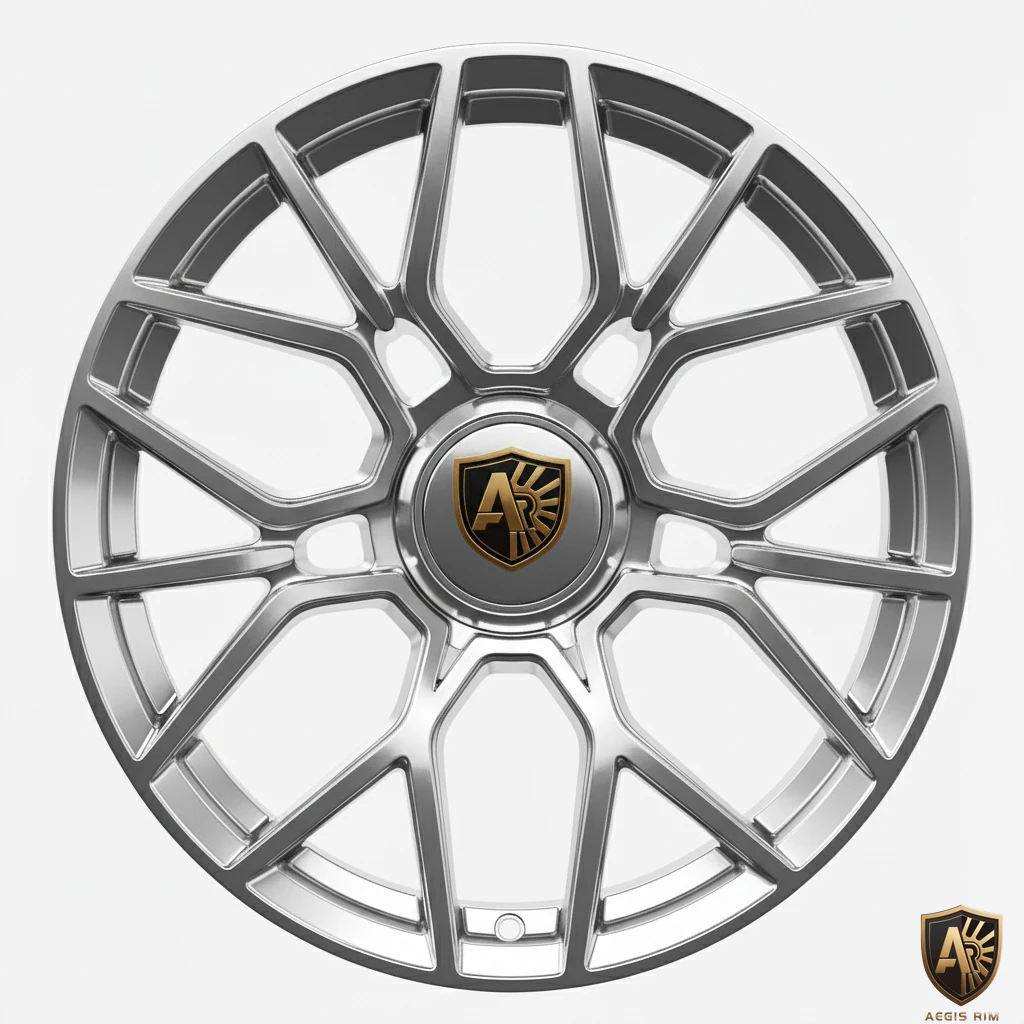 Aegis Forge Prodesign Geometric 006 Gloss Silver Front
