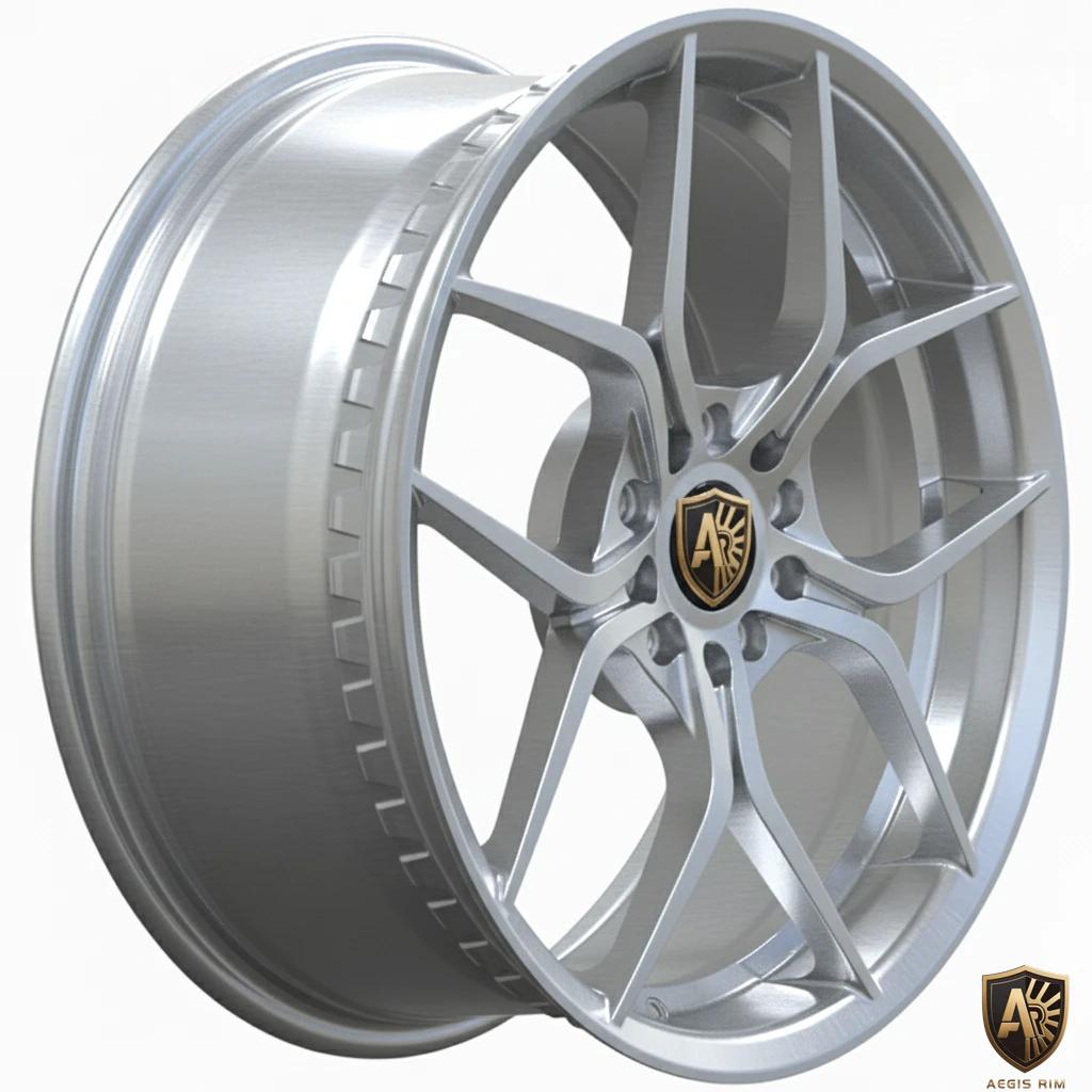Aegis Forge Prodesign Geometric 010 Gloss Silver 45 Degree Tilt