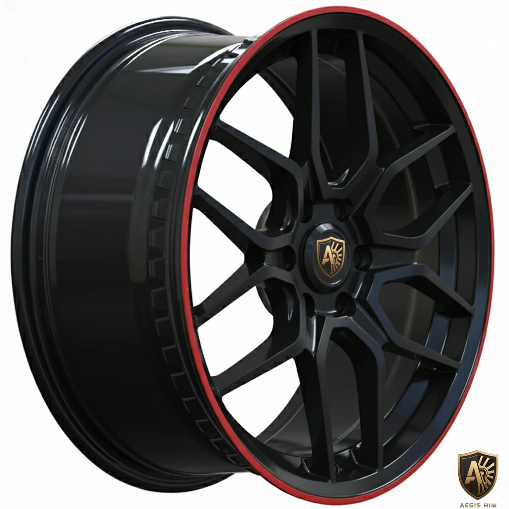 Aegis Forge Prodesign Geometric 011 Gloss Black 45 Whiet Tilt
