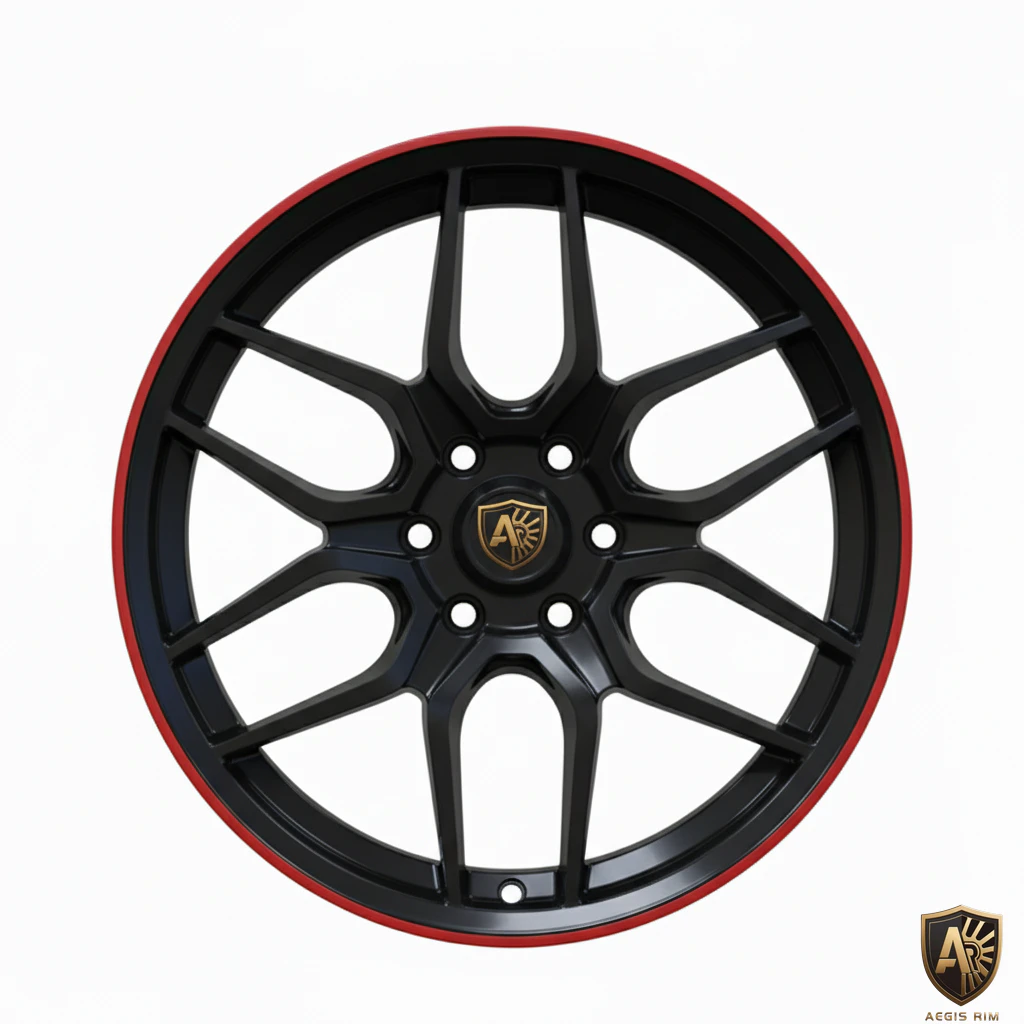 Aegis Forge Prodesign Geometric 011 Gloss Black White Front
