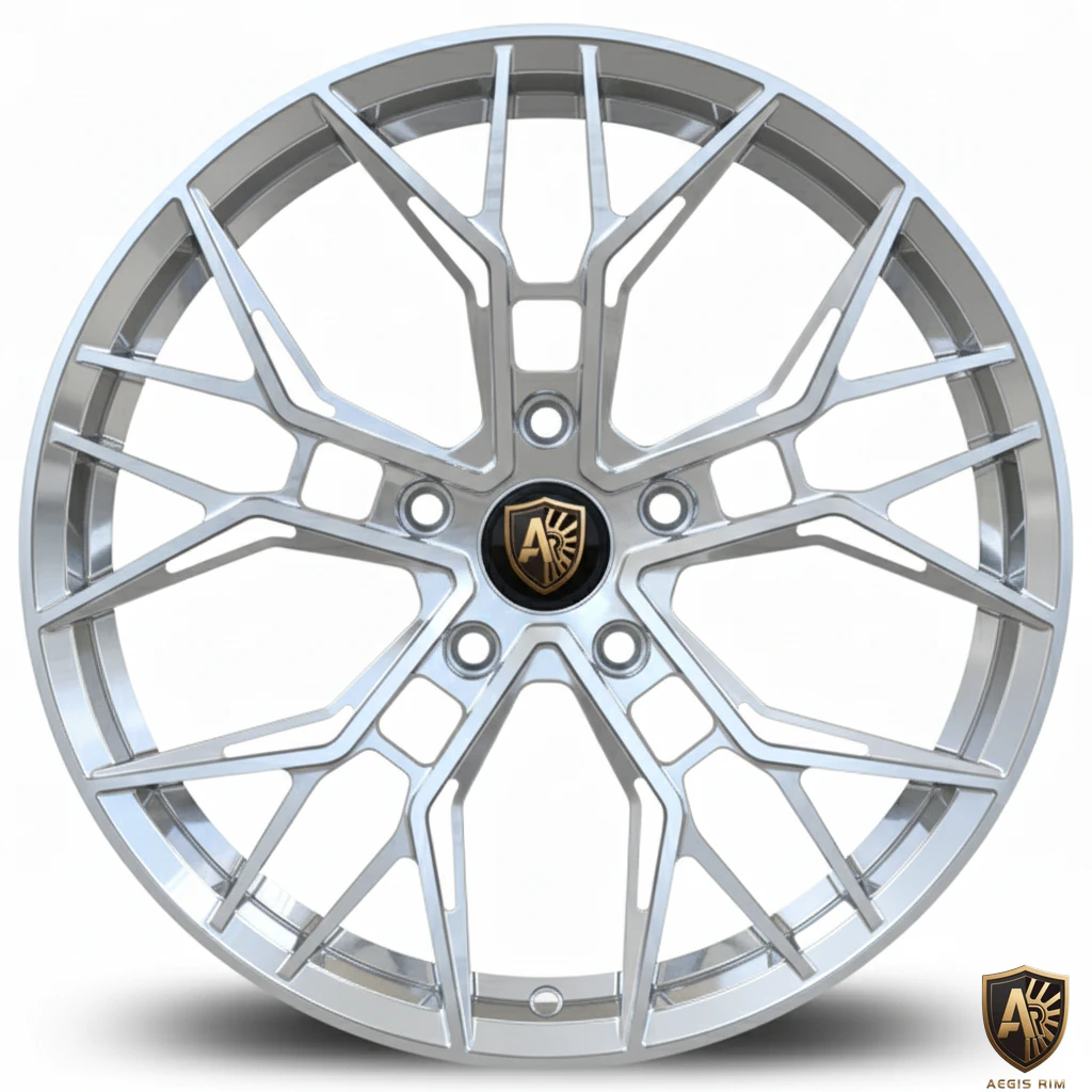 Aegis Forge Prodesign Geometric 014 Gloss Silver Front