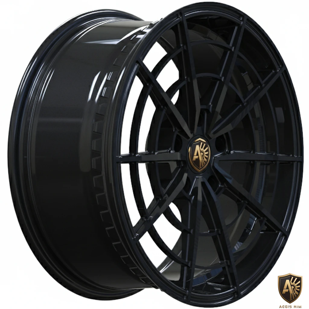 Aegis Forge Prodesign Geometric 021 Gloss Black 45 Degree Tilt