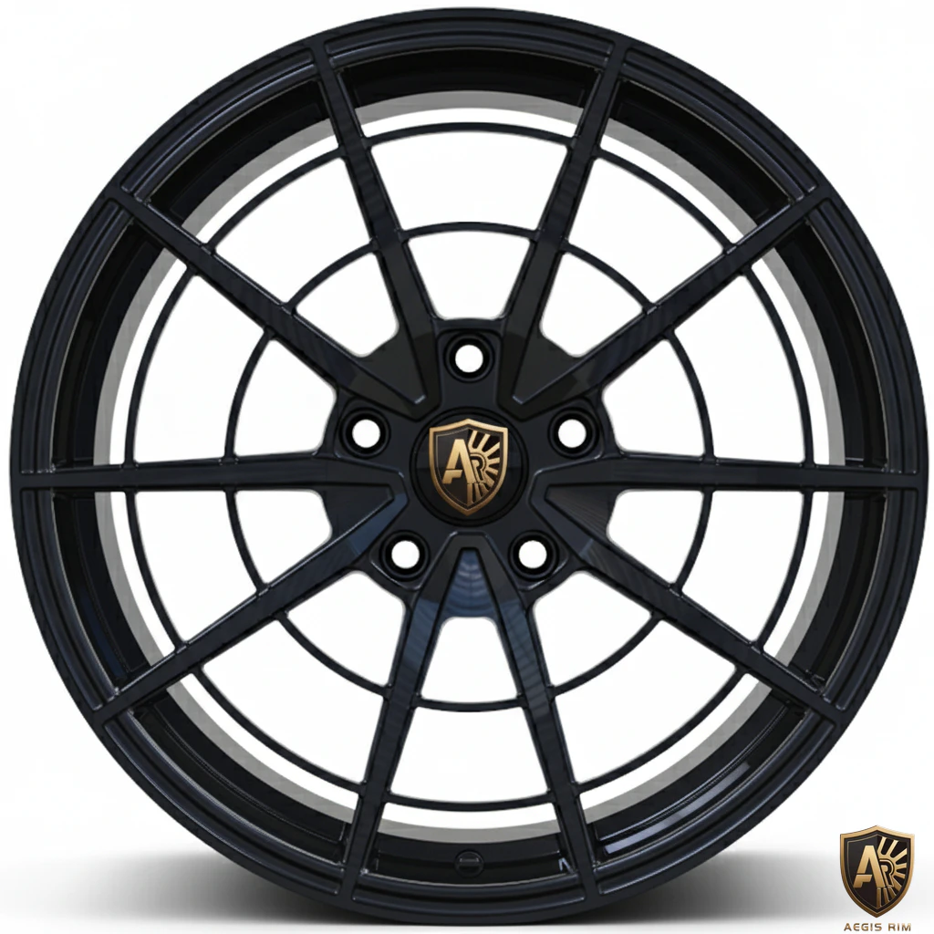 Aegis Forge Prodesign Geometric 021 Gloss Black Front