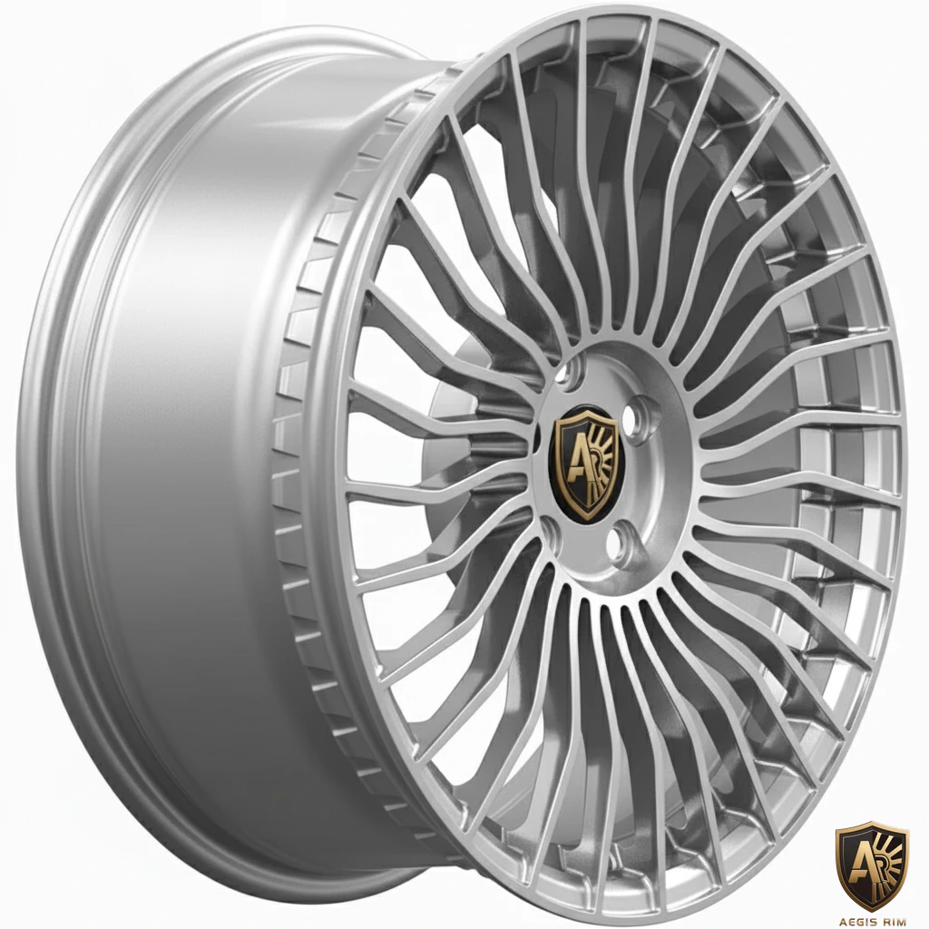 Aegis-Forge-Prodesign-Ghostblade-007-Gloss-Brushed.Silver-45-Degree-Tilt
