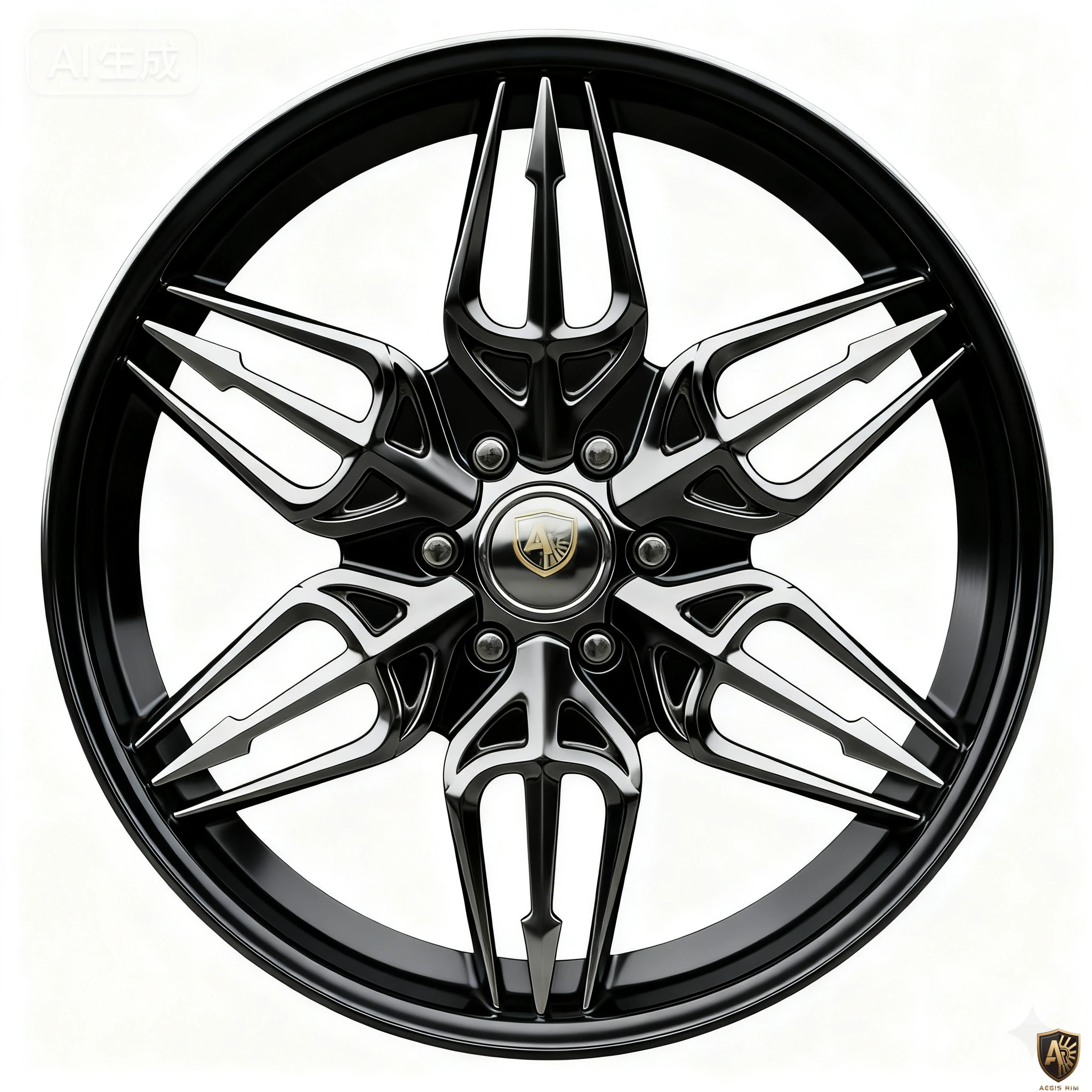 Aegis-Forge-Prodesign-Ghostblade-026-Gloss-Brushed.Black-Front