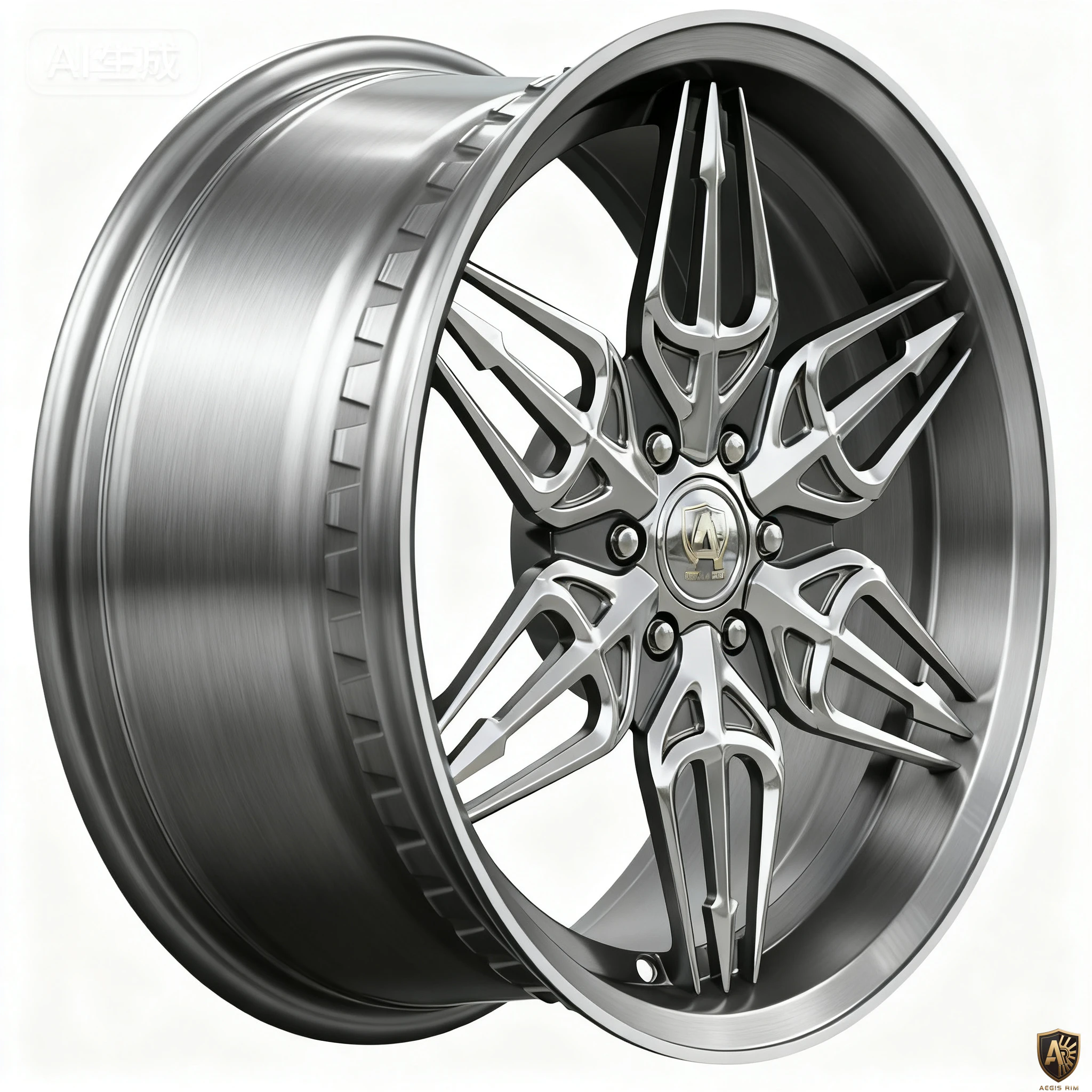 Aegis-Forge-Prodesign-Ghostblade-026-Gloss-Brushed.Grey-45-Degree-Tilt