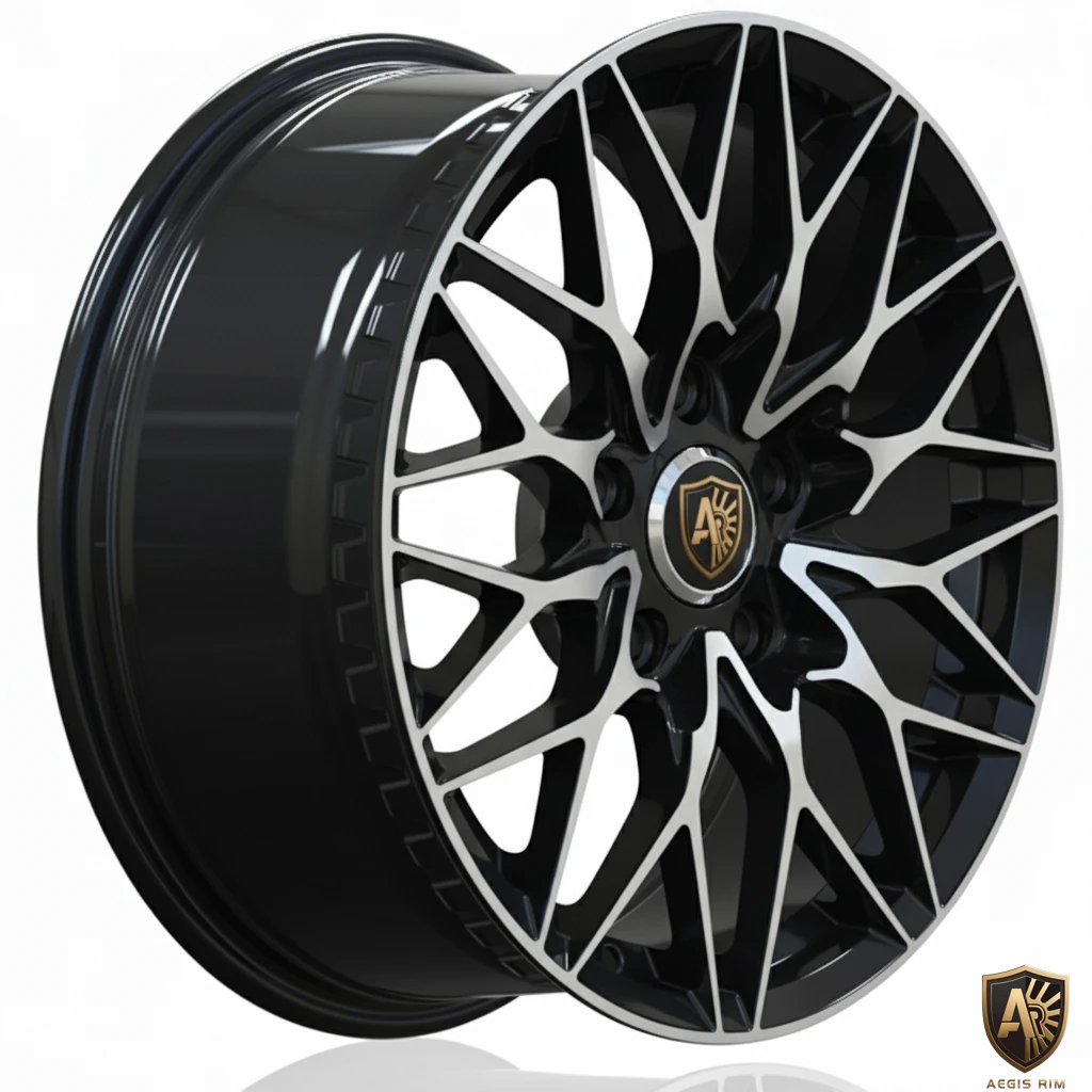 Aegis-Forge-Prodesign-Solaris-021-Gloss-Black-glossy-45-Degree-Tilt