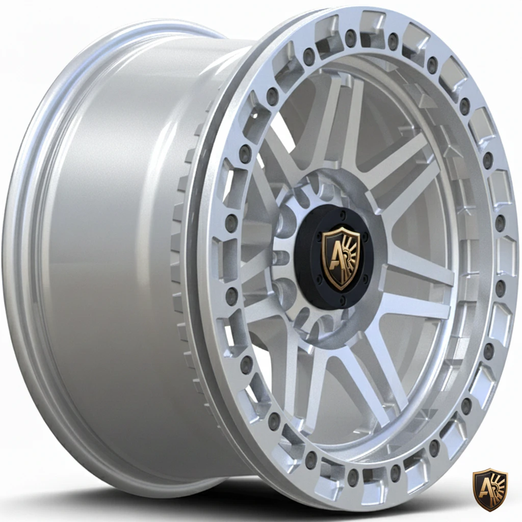 Aegis-Forge-Prodesign-TREKKER-006-Gloss-Silver-45-Degree-Tilt