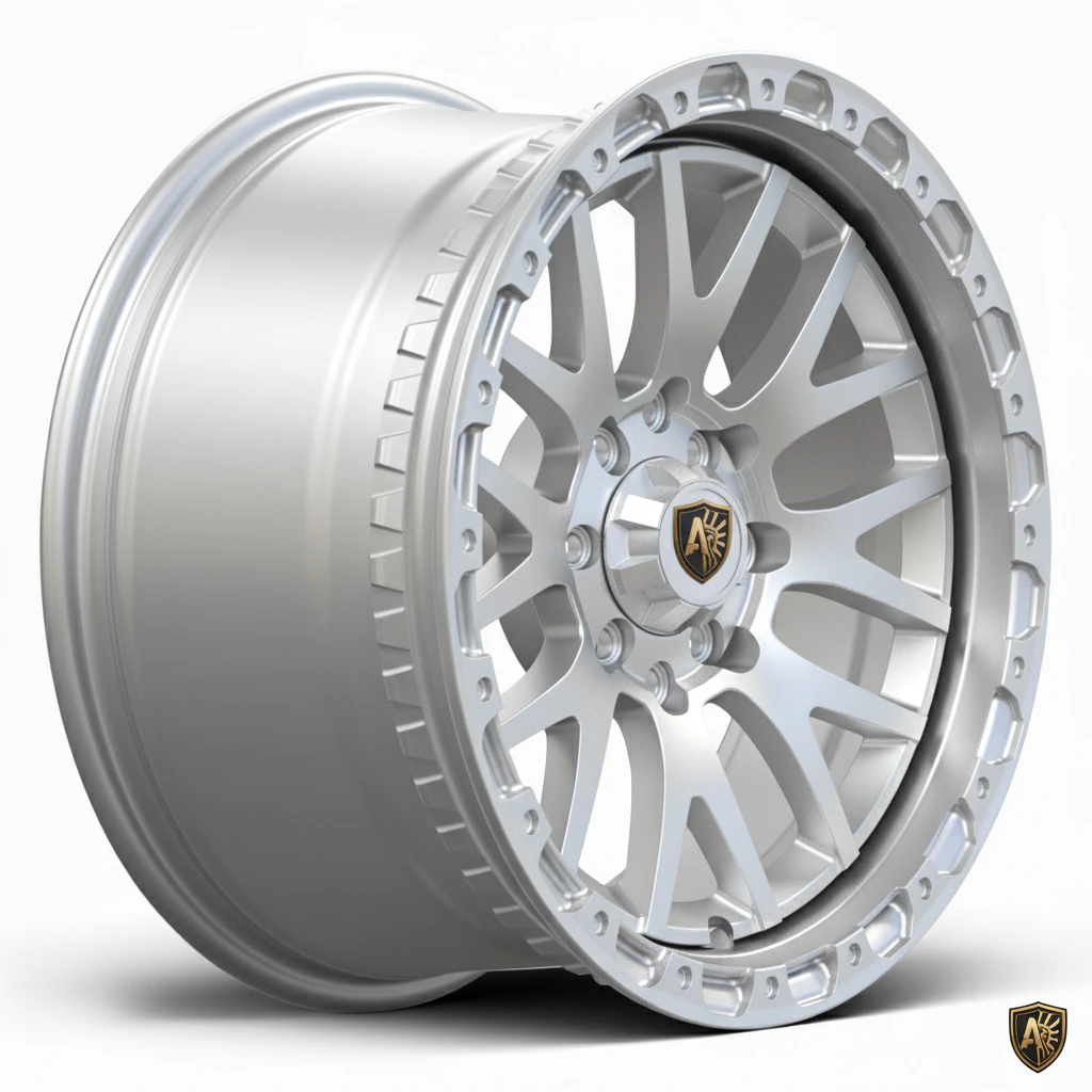Aegis-Forge-Prodesign-TREKKER-017-Gloss-Silver-45-Degree-Tilt