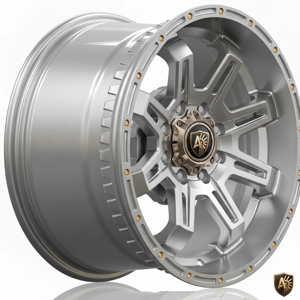 Aegis-Forge-Prodesign-TREKKER-018-Gloss-Silver-45-Degree-Tilt