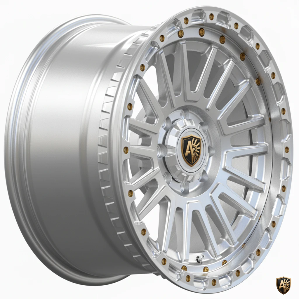 Aegis-Forge-Prodesign-TREKKER-020-Gloss-Silver-45-Degree-Tilt
