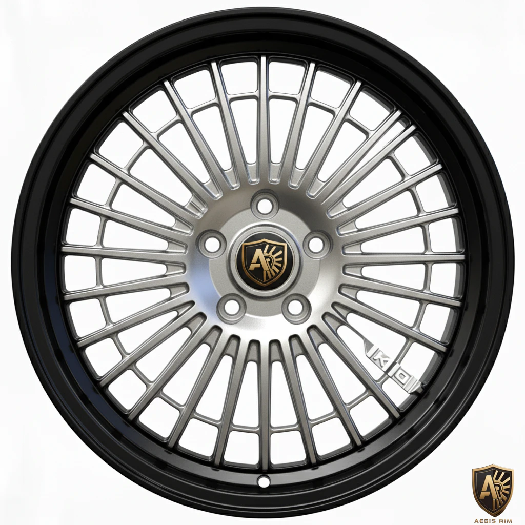 Aegis-Forge-Product Design-IRON-Cage-001-Gloss-Black-glossy-Front