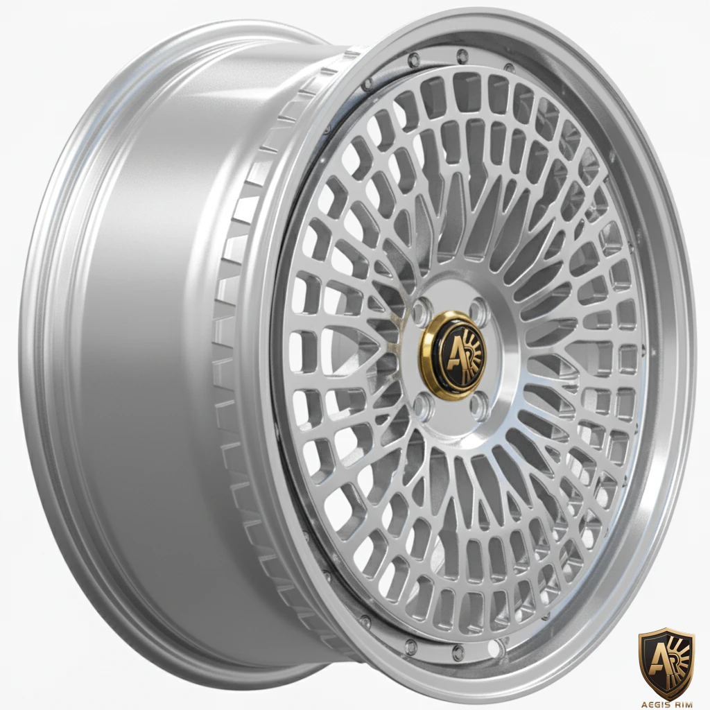 Aegis-Forge-Product Design-IRON-Cage-008-Gloss-Silver-45-Degree-Tilt