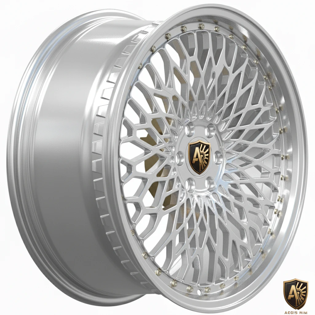 Aegis-Forge-Product Design-IRON-Cage-009-Gloss-Silver-45-Degree-Tilt